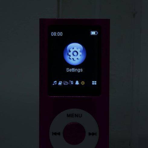 Heayzoki MP3 1.8 Inch 64GB, Player with Bluetooth, Music Player with Built-in HD Speaker, LCD Screen, HiFi Sound