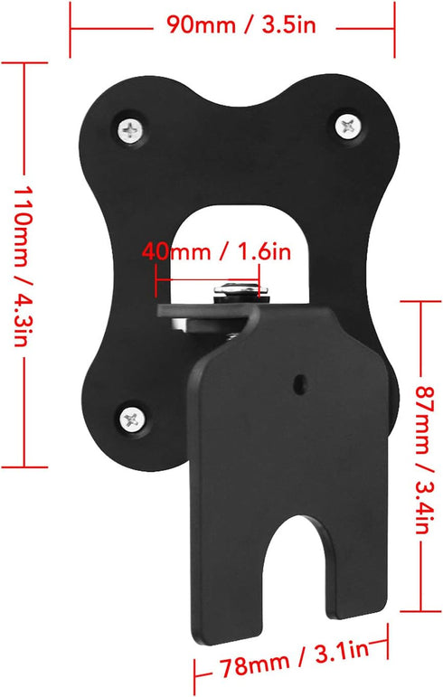 RS3S Speaker Wall Mounting Stand, Space Saving with Easy Install, Rotate Angle for School, Auditorium & Outdoor Use,