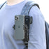 Anti-Slide Backpack Strap Clip Mount for Phone, 360 Degree Rotary Backpack Clamp for Video Recording