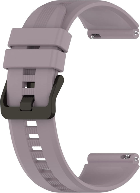 E ECSEM Bands for Bgulong H22 Smartwatch, Replacement Soft Silicone Waterproof Sport Strap Accessories