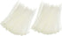 LC LICTOP 4 Inch Nylon Cable Zip Self-locking Wire Ties, Pack of 1000 (White)
