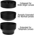 Fotodiox 3-Section Rubber Lens Hood, Sun Shade, 55mm