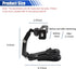 ZIMISI 360 Car Sun Visor Phone Holder, Foldable & Retractable Auto Rear View Mirror Cell Phone Mount, Rotatable
