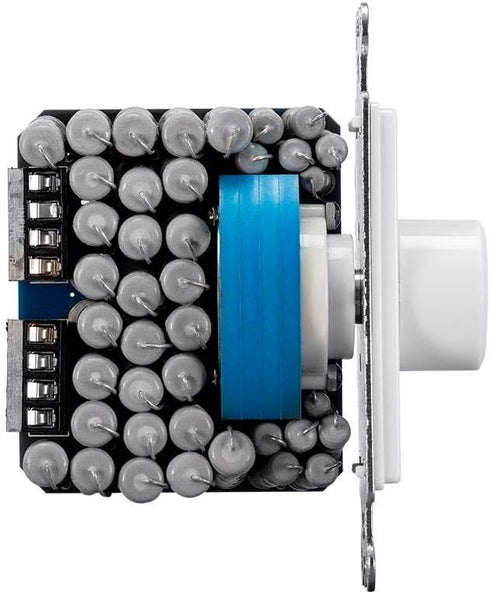 Monoprice 120-Watt Rotary Resistance Speaker Volume Control - 12-Position Switch, Multi-Color