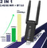 AC1300 Dual Band WiFi Wireless Network Card + BT 5.0 Adapter, USB 3.0 1300M 802.11ac Bluetooth 5.0 for Laptop PC.