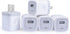 GiGreen Single Port USB Wall Charger 5 Pack, 1A/5V Power Adapter Compatible with iPhone, Samsung, LG, Moto, Pixel
