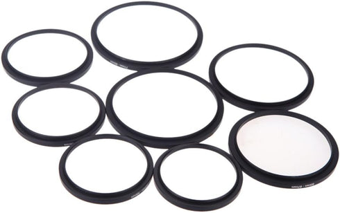 Andoer 18pcs Camera Lens Filter Metal Adapter Ring Kit, Filter Ring Adapter (9pcs Step Up & 9pcs Step Down)