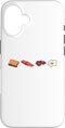 English Breakfast toast bacon beans and eggs. iPhone 16 Case