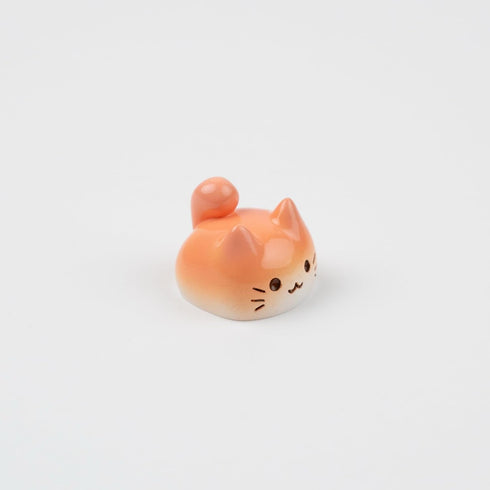 Witwikey 1U Artisan Cat Keycap for Mechanical Keyboards Esc, Orange Cat, Handmade Resin, Size, MX Switch Compatible