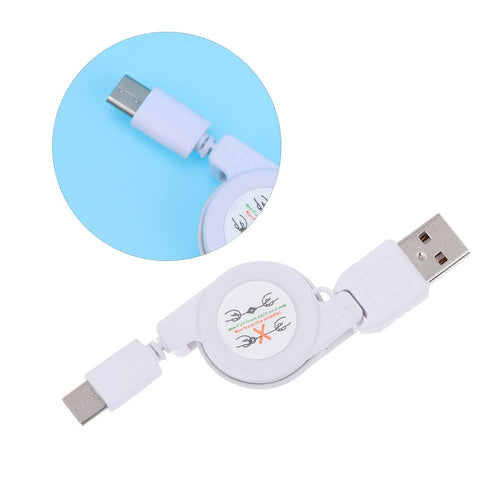 Retractable USB C Cable, Adjustable Charging Cable for Car Travel Essentials USB 3.1 USB to USB C Retractable Cable Cord