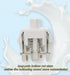 Gateron Smoothie Keyboard Switches, Creamy 5-Pin Switches, Factory Pre-lubed, 40gf White Switches for MX Mechanical