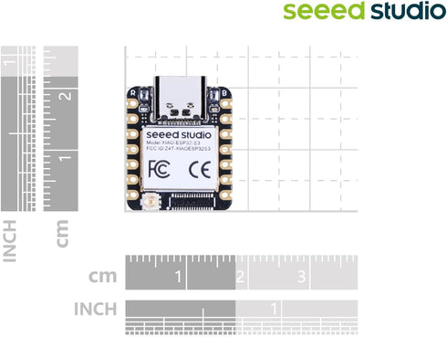Seeed Studio XIAO ESP32S3 - 2.4GHz Wi-Fi, BLE 5.0, Dual-core, Ideal for Smart Homes, IoT, Robotics