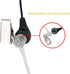 Acoustic Tube Earpiece Headset with PTT Mic for Uniden GMR Walkie Talkie Two Way Radio Models GMR 2 MOICO M880 T228 T328