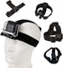 Action Camera Head Strap Mount for GoPro Hero 12 11 10 9 8/AKASO EK7000 Brave 4 5 6 7 LE V50X/Dragon Touch