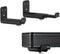 MegaDive Speaker Wall Mount BracketCompatible with Samsung Soundbar&Bose Soundbar .etc Various Brands ModelsHold