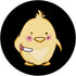 Cute Little Chick With A Knife Chicken Lover Gift PopSockets Swappable PopGrip