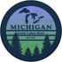 PopSockets Swappable PopGrip - Michigan Great Lakes State Lake Silhouette Souvenir