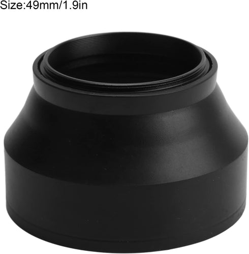 49mm/52mm/55mm/58mm, Universal Camera Lens Hoods Fits for Collapsible Rubber Digital Lens Hood DSLR Lens Shade