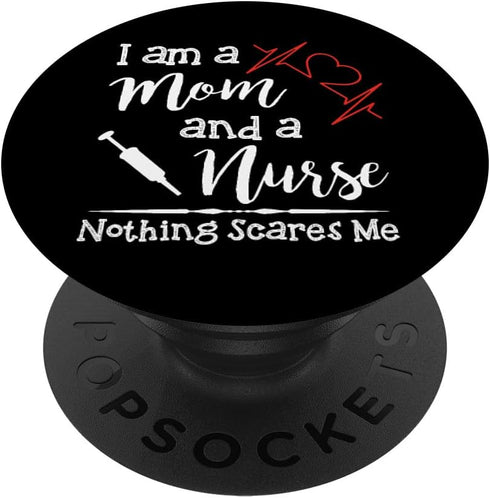 PopSockets Standard PopGrip Funny Nursing Gift Nurse Mom RN Week Novelty Gear for Women