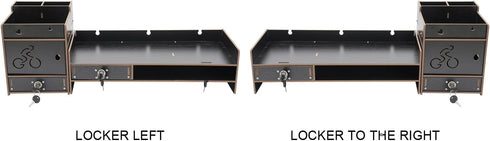 QUSKLISU (05) Computer Monitor Stand, Computer Rack with Drawers, Two top Platforms Desk Organizer Monitor Stand