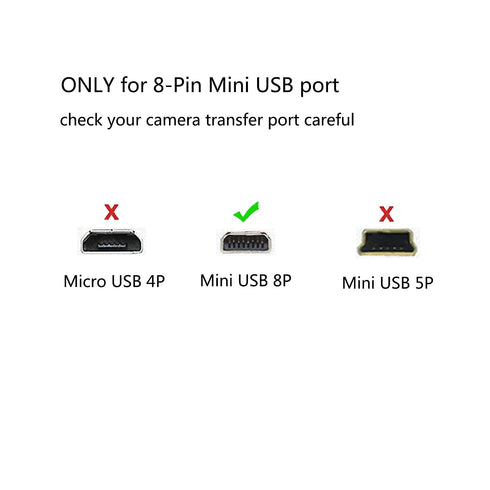 Replacement USB Camera Transfer Data Sync Cable for Sony Cybershot Camera DSC-H300, DSC-W800, DSC-W370
