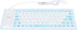 Soft Silicone Keyboard, Lightweight Portable USB Wired 85 Keys Comfortable Keyboard for PC Notebook (Blue)