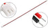 uxcell 10 Pcs Female 2P 2.54mm Pitch Jumper Wires, 50cm Ribbon Cables for Pic Breadboard DIY