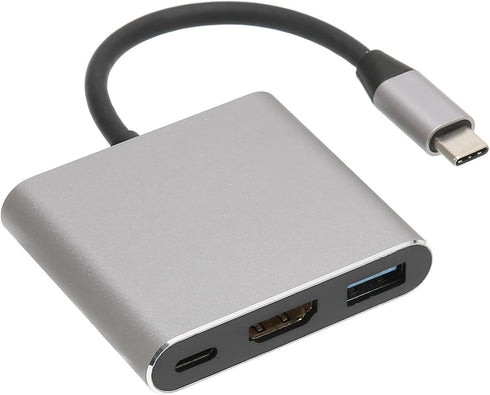 ciciglow Laptop USB C to HDMI Video Adapter, 3 in 1 Multi Port