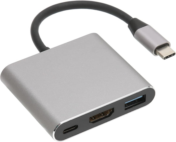 ciciglow Laptop USB C to HDMI Video Adapter, 3 in 1 Multi Port
