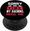 PopSockets Swappable PopGrip - Funny Women Men Pet Raccoon