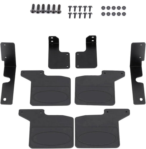 -4 1/10 Oumefar RC Car, Rubber and Metal Remote Control Car Upgrade Accessory Mud Flaps for Scale RC Accessories