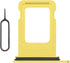 SIM Card Tray Holder Slot Replacement for iPhone 14 (Yellow) with Waterproof
