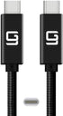 USB C to USB C Cable (10Gbps) SuperSpeed Certified, 100W Power, Nylon Braided, 10ft, Dual 4k or Single 5k