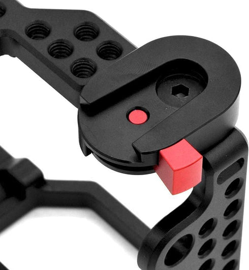 Koolehaoda Mini Quick Release Plate System with 1/4" Screw for Tripod, Gimbal, Monopods, Video Monitors, Magic Arm