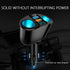 5 Port Cigarette Lighter Splitter 2024 Upgrade, QC3.0&PD 20W Fast Car Charger with Dual Plug & LED Voltmeter for iPhone