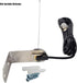 HYS TCJ-N1 3/8" to 3/4" Hole Mount with NMO Bracket and 13' RG-58 Coax Cable for VHF/UHF/CB Radio