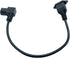 C14 to C13 Panel Mount Power Cable, 90 Degree Right IEC 320 C13 Female to C14 Male PDU Power Supply Extension Cord, 0.4m