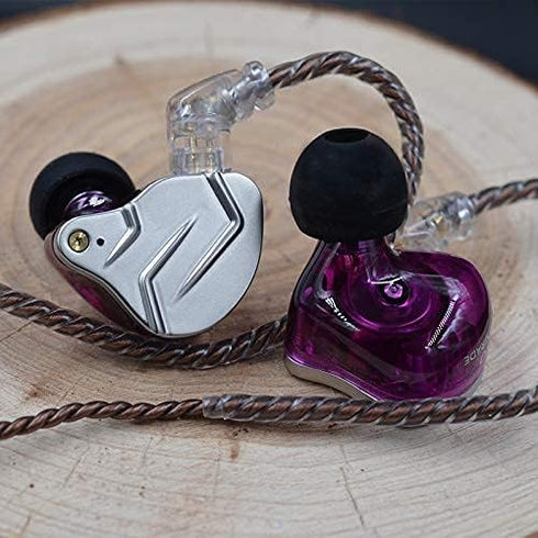 KZ ZSN Pro Dual Drivers 1BA 1DD in Ear Earphones - HiFi Power Bass Earbuds with Detachable Cable for Audiophile