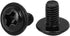 uxcell 100pcs Black Phillips Washer Motherboard Screw, PWM3 x 5mm for Computer PC Case