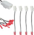 4 Pack Speaker Harness Adapter for Jeep Dodge Chrysler Models, Front Rear Door Speaker Wiring 72-6514