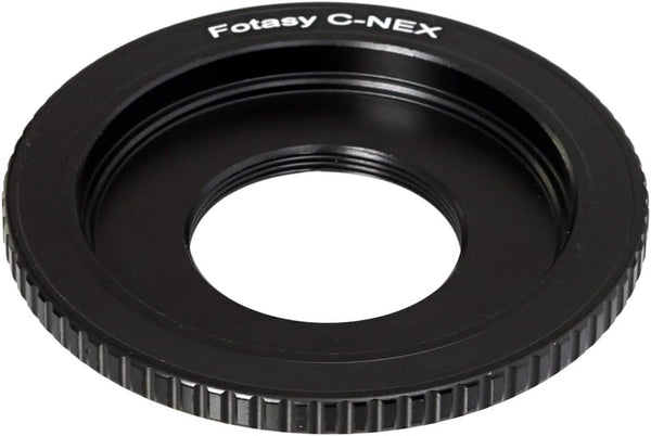 Fotasy C Mount to E-Mount Lens Adapter, 16mm Cine Movie Lens Adapter, Compatible with Sony NEX-7 a3000 a3500 a5000