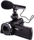 FDR-AX53 AX43 AX45 AX33 AX60 AX100 AX700 HDR-CX675 CX680 CX900 CX400E CX510E CX610E JJC Microphone & LED Light Cold