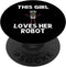 Cool Robot Art For Girls Kid Robotics Robots Engineer Coding PopSockets Standard PopGrip