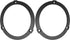 Exact Fit Front Door Speaker Adapter Spacer Rings - Fits 1991-1995 MR2, SAK069_55, 1 Pair
