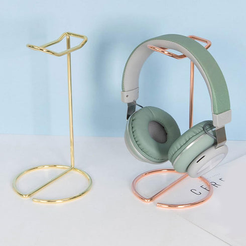 Simple Headphone Stand Iron, Headset Mount Holder, Gaming Headphone Stand for Table Top with Speaker Headband