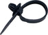 Umbrella Wing Nylon Push Mount Zip Ties, 50Pcs Heavy Duty Black Wire Zips Tie Mounts for Engine Bay