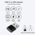CGS-W1A USB Earbuds with USB-A to C Adapter, Clear Mic, Deep Bass, Compatible with Samsung, Laptops, Mac.