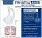 Fin Ultra Ambi Two Way Radio Clear Medium Earpiece Eartip for Acoustic Audio Tube Elbow