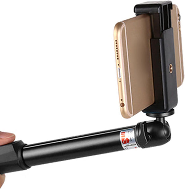 Kfwfuaee Cellphone Tripod Mount Adapter Phone Holder Clip Connectors Head Used for Monopod Selfie Stick Travel Tripod