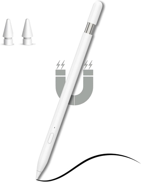 2024 Stylus Pen for iPad, Tablet Pencil with Magnetically Charges, Palm Rejection, Tilt Sensitivity, Compatible with